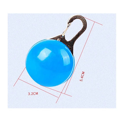 Led Dog Collar Drop Replaced Ornament Tag Luminus anti Lost Night Light Pet Safty Pendant Cat Christmas Clothing Accessories