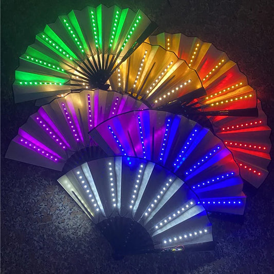 Glow In The Dark LED Fan Glasses – Your Ultimate Accessory for Halloween, Christmas, Raves & Festivals!