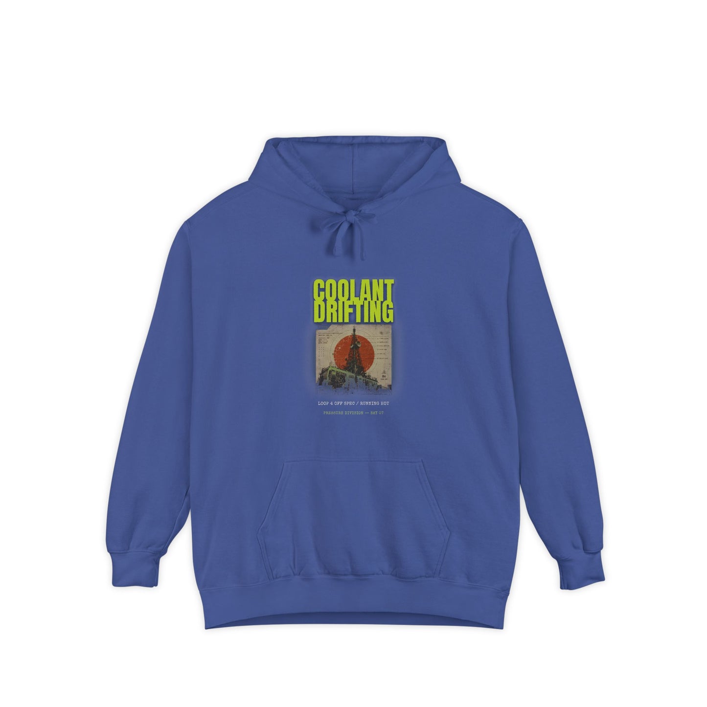 Coolant Drifting Unisex Garment-Dyed Hoodie