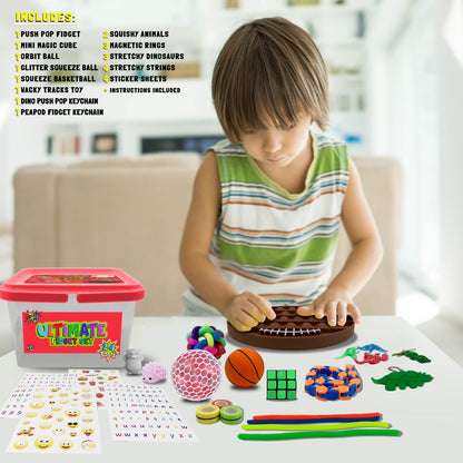 Ultimate 24-Piece Red Fidget Set – Unleash Your Focus and Fun!