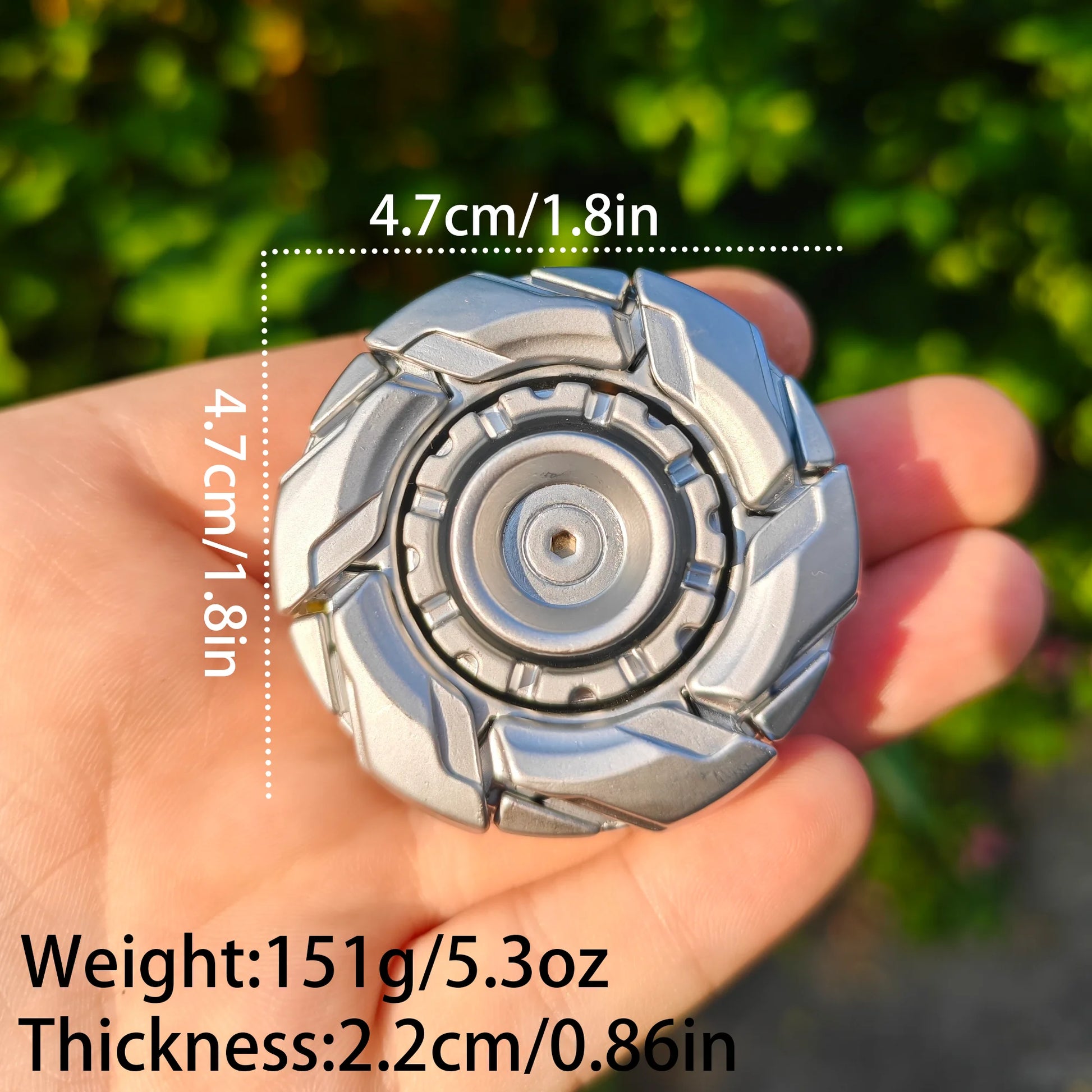 Magnetic Metal EDC Fidget Sliders – Stress Relief Spinning Top for Adults