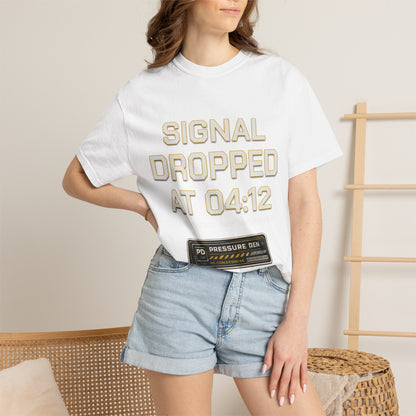 Streetwear T‑Shirt — "Signal Dropped at 04:12" Graphic Panda Tee