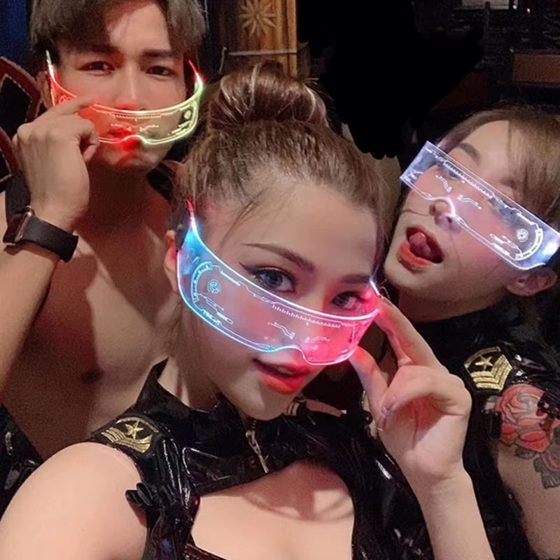 Glow in the Dark LED Sunglasses for Ultimate Nightclub and Rave Style