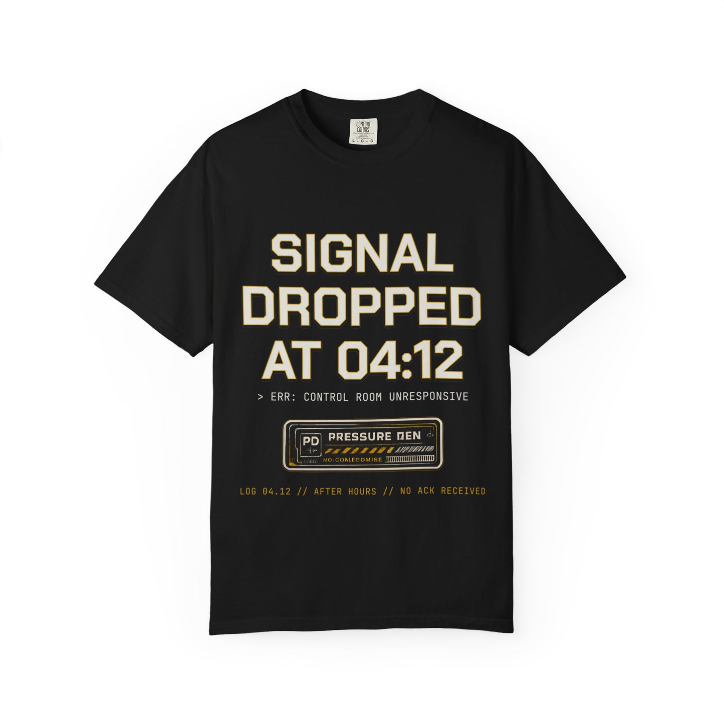 Streetwear T‑Shirt — "Signal Dropped at 04:12" Graphic Panda Tee