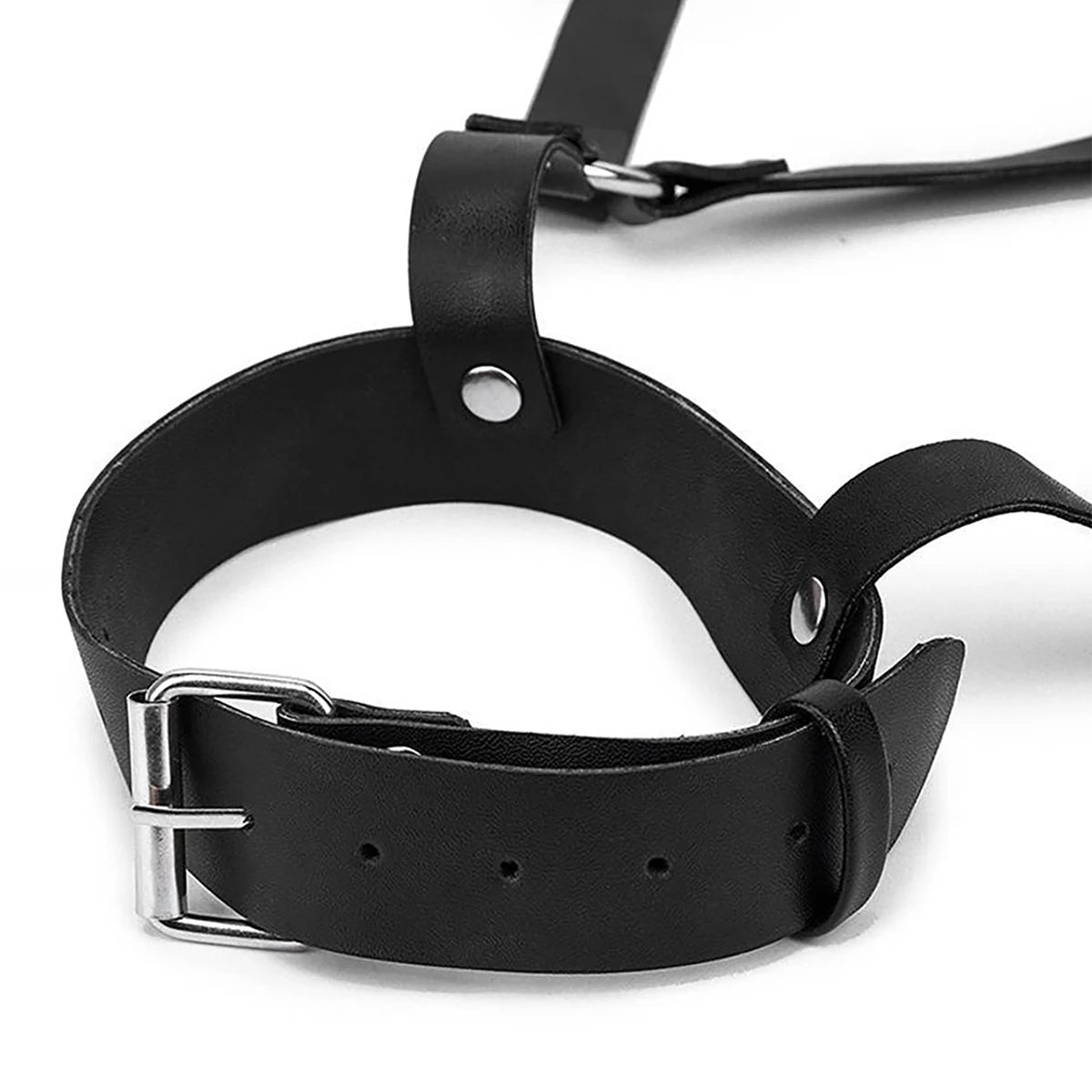 Goth Punk Sexy PU Leather Bra Harness Fashion Chest Harness Woman Outfit Accessoreis Leather Cage Bra Harness Accessories