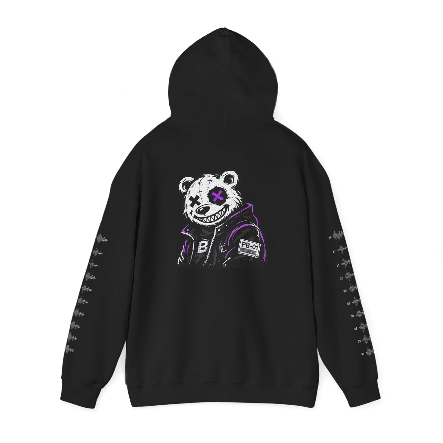Hoodie — Cryo Bay 09 Runs Silent Graphic Hoodie with Teddy Skull Back Art