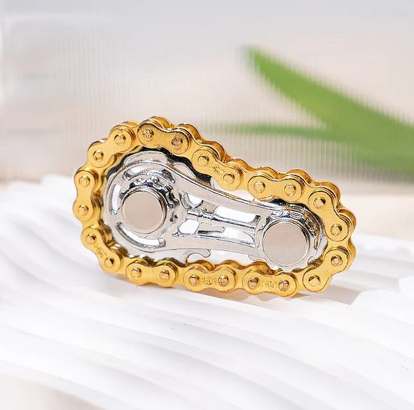 Premium Metal Fidget Spinner - CNC Stainless Steel Desk Toy for Stress Relief & Focus - Compact Handheld Fidget Toy for Adults