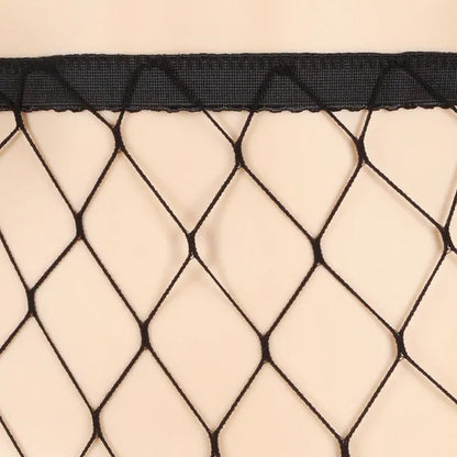 Seductive High Waist Fishnet Tights - Stretchy Mesh Hollow Out Stockings for Women