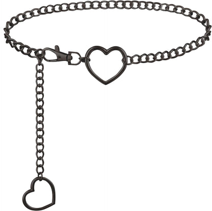 FNQUFUJ vintage heart waist chain, adjustable body jewelry with a vintage design, worn over dresses or jeans.