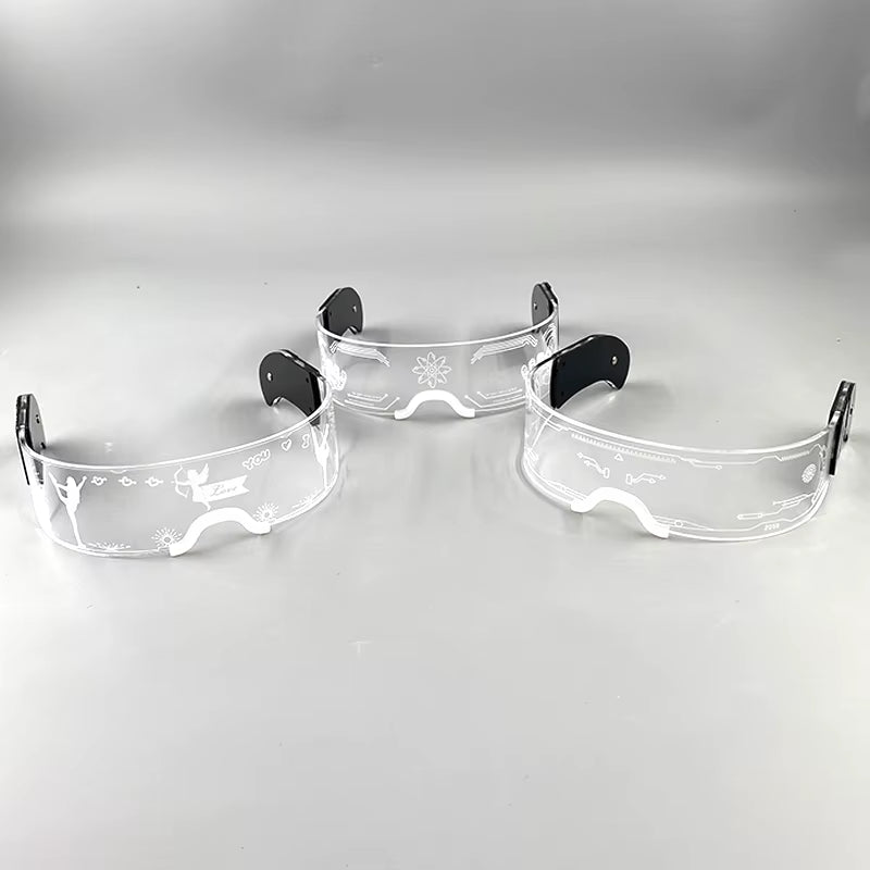 Glow in the Dark LED Sunglasses for Ultimate Nightclub and Rave Style