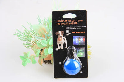 Led Dog Collar Drop Replaced Ornament Tag Luminus anti Lost Night Light Pet Safty Pendant Cat Christmas Clothing Accessories