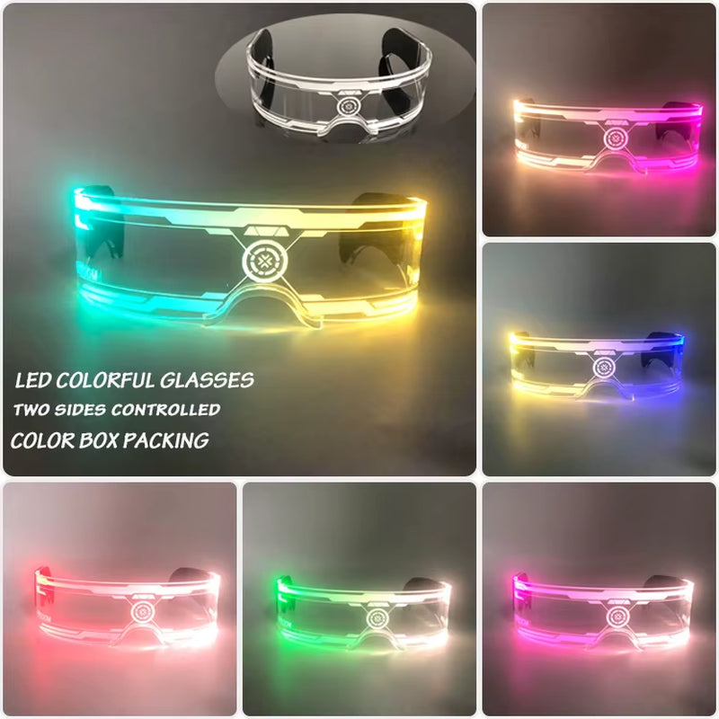 Glow in the Dark LED Sunglasses for Ultimate Nightclub and Rave Style