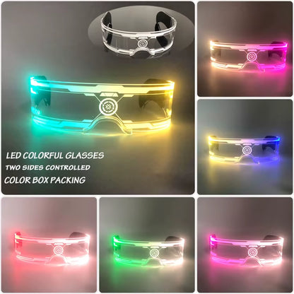 Glow in the Dark LED Sunglasses for Ultimate Nightclub and Rave Style