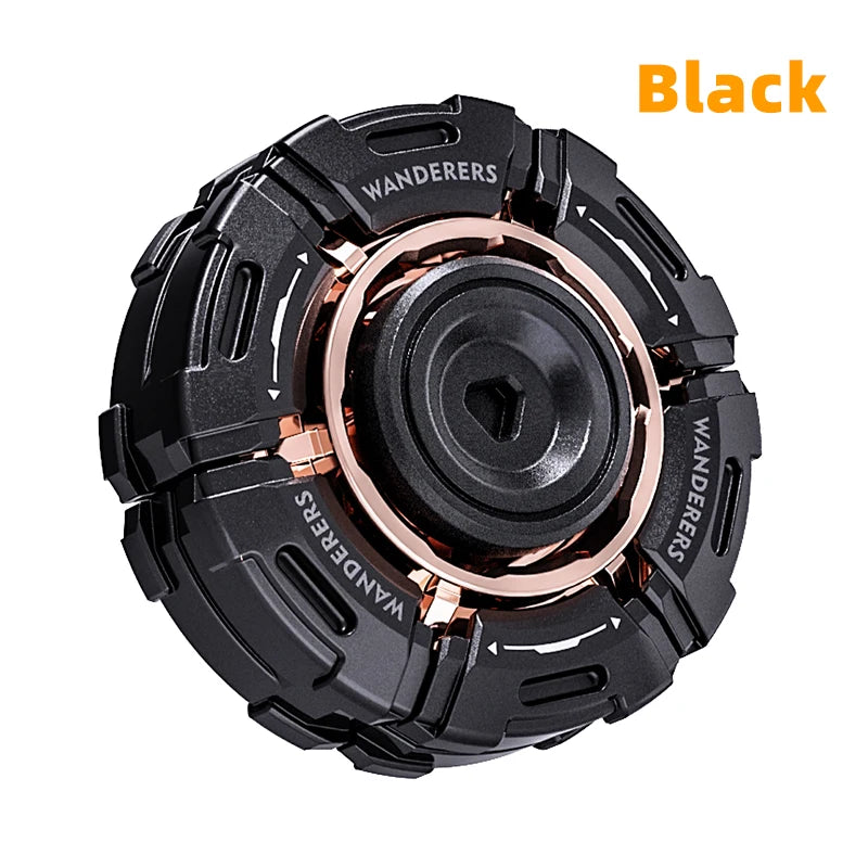 Diy Glowing Metal EDC Fidget Spinner for Adults Anxiety Relief ADHD Focus Tool Cool Gadgets Gifts for Men Women Kids Fidget Toy