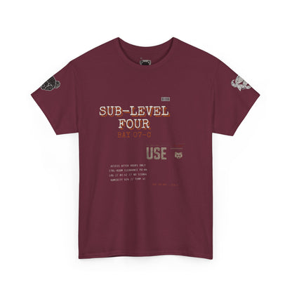 Bear Punk Graphic Tee — "SUB-LEVEL FOUR" Streetwear T‑Shirt