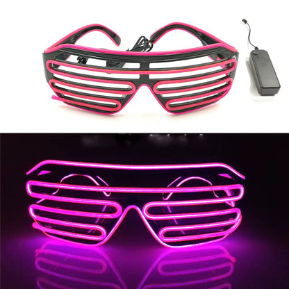 Glow in the Dark LED Sunglasses for Ultimate Nightclub and Rave Style