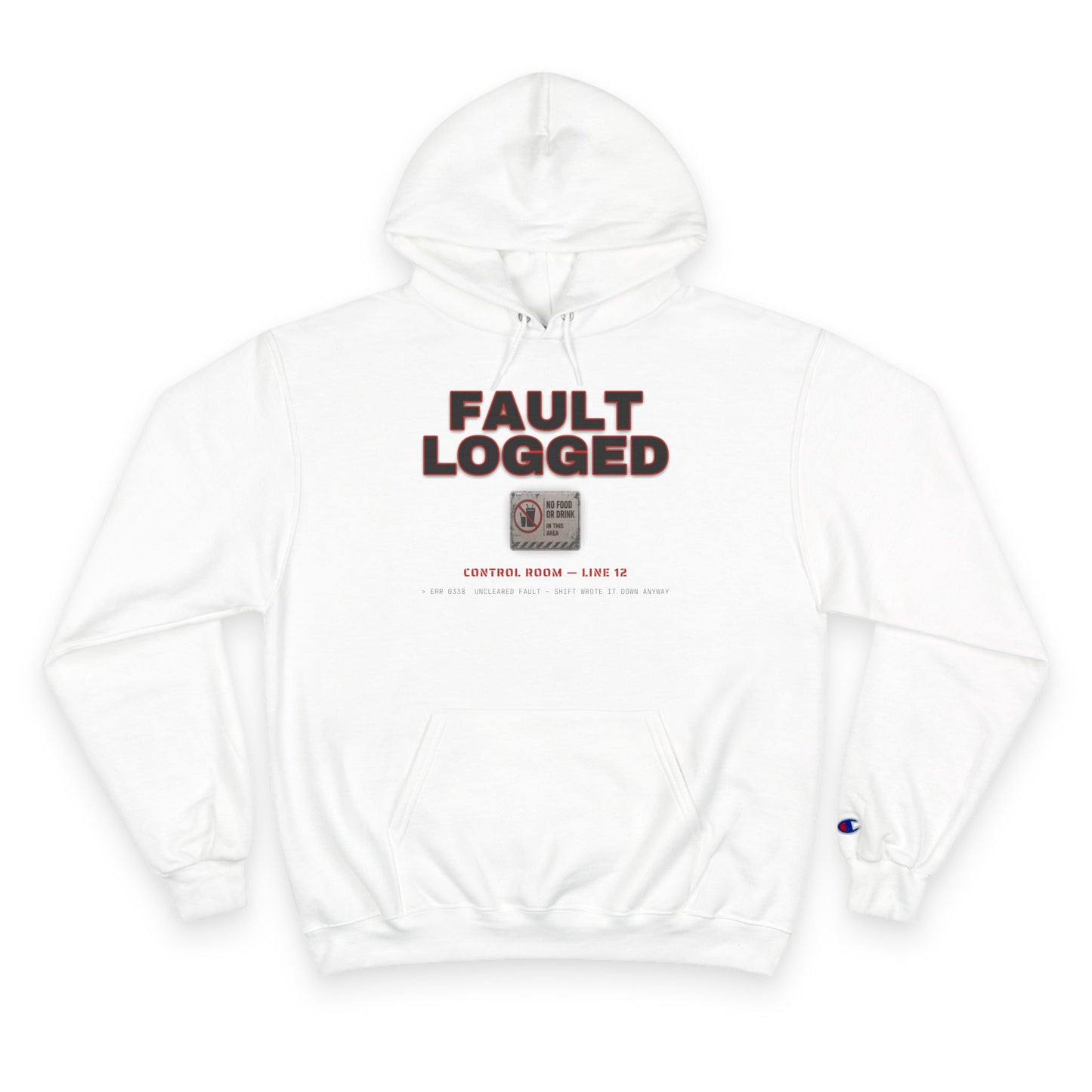 Fault Logged 0338 Champion Hoodie
