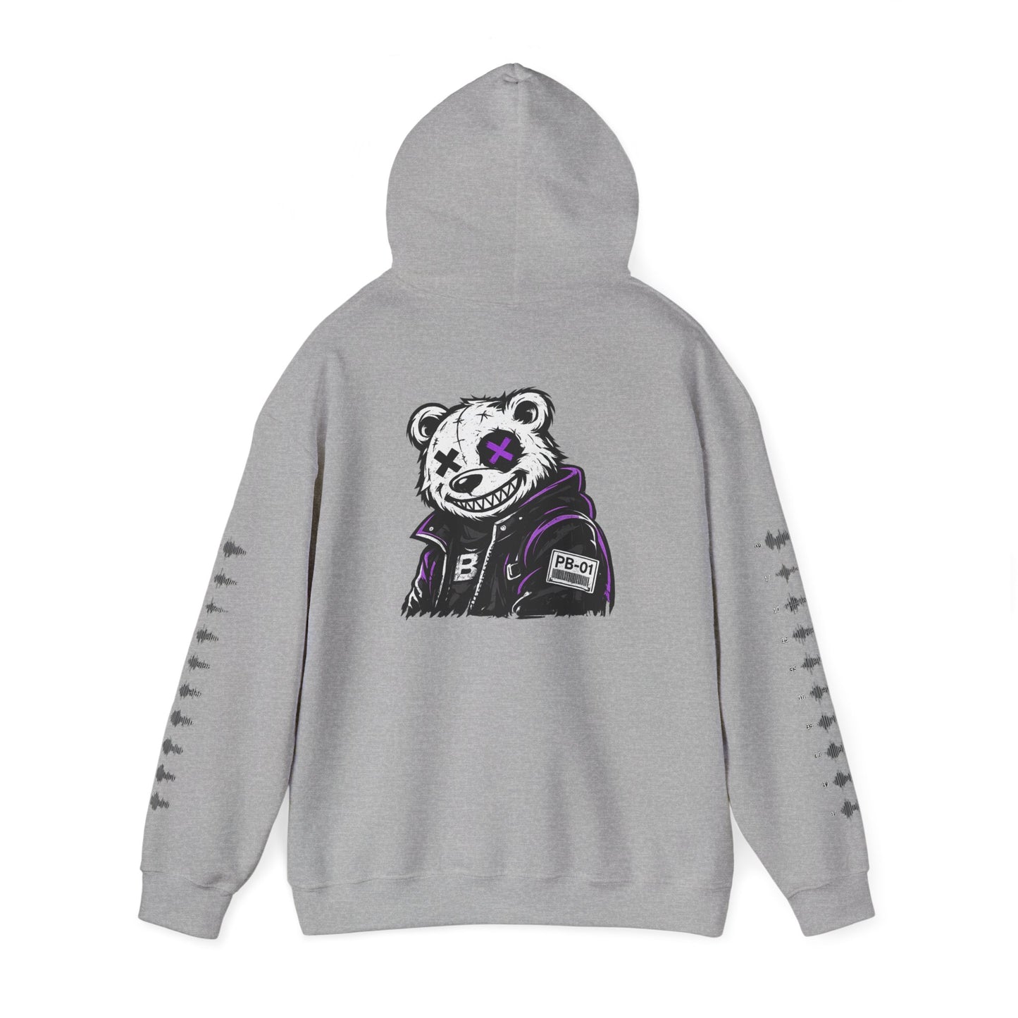 Hoodie — Cryo Bay 09 Runs Silent Graphic Hoodie with Teddy Skull Back Art