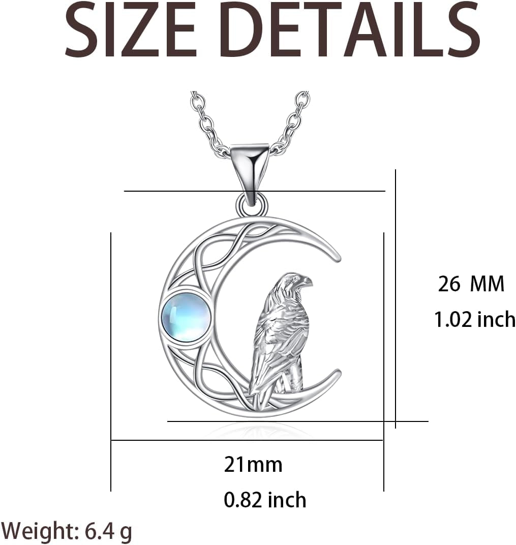 Raven Necklace Gothic Necklace Goth Jewelry Costume Party, Gothic Jewelry Goth Pendant Necklace Black Jewelry