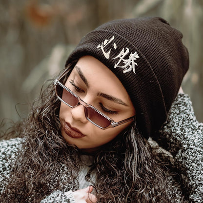 Embroidered Cool Cute Knit Beanie Hats for Men Women Emo Gothic Christmas Halloween Skull Goth Skeleton Gifts Winter Presents