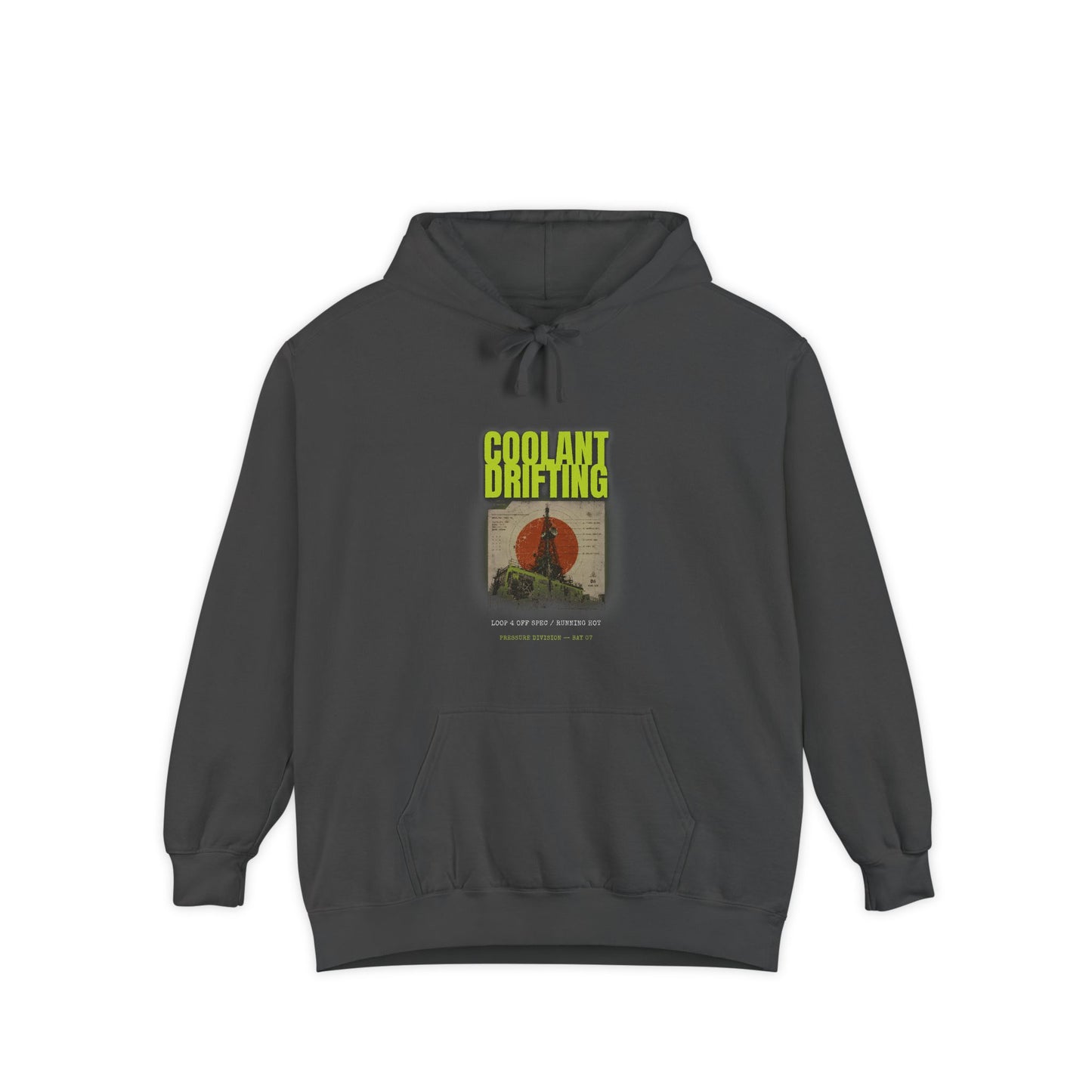 Coolant Drifting Unisex Garment-Dyed Hoodie
