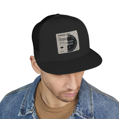 Nobody Comes Down Here — 5 Panel Trucker Cap