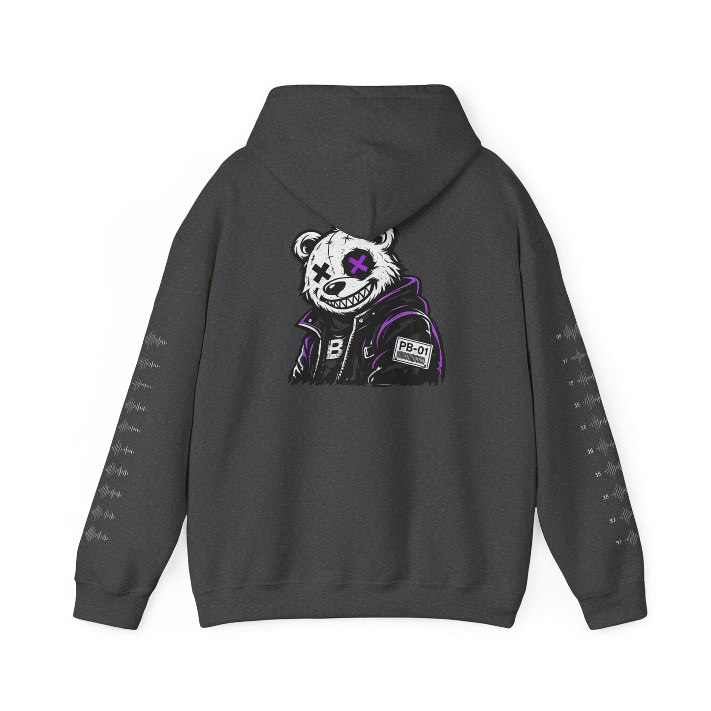 Hoodie — Cryo Bay 09 Runs Silent Graphic Hoodie with Teddy Skull Back Art