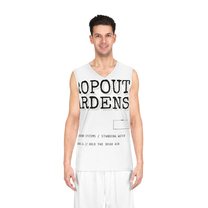 Dropout Wardens Basketball Jersey (AOP) — BONE