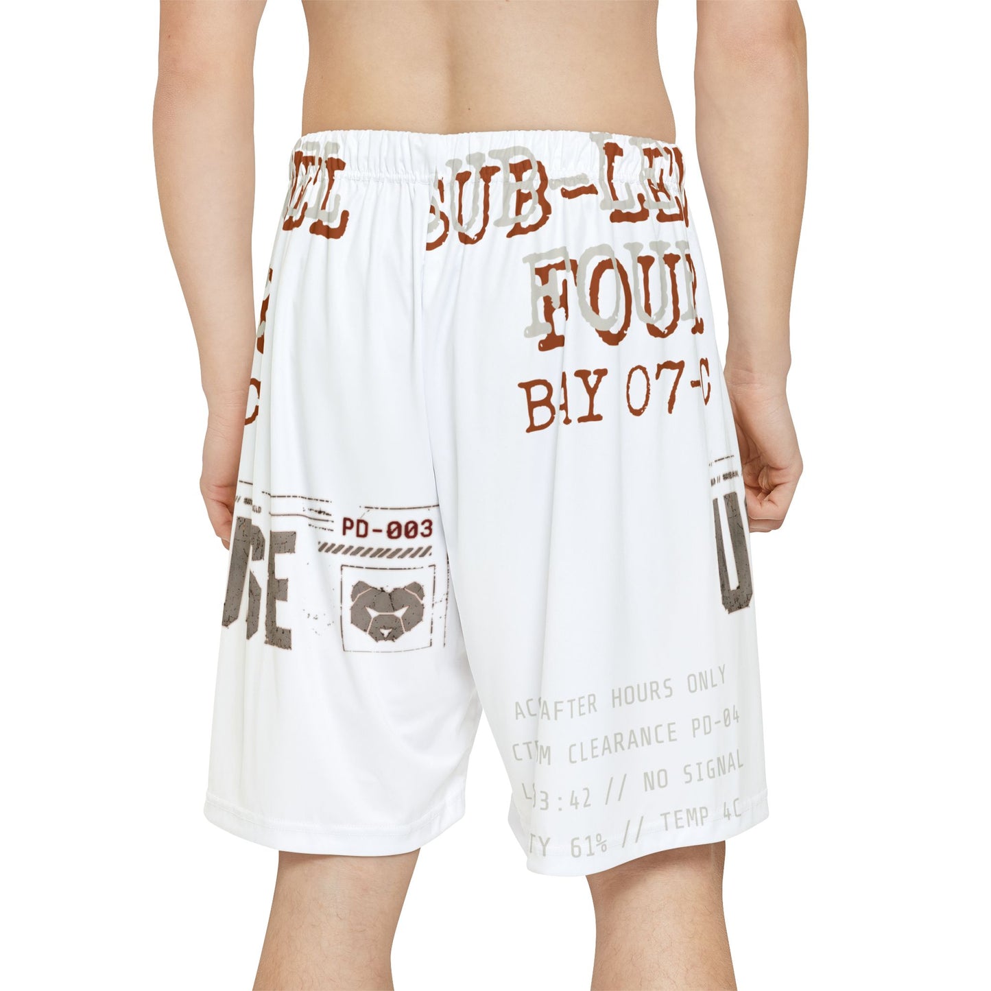 SUB-LEVEL 4 / BAY 07-C Men's Sports Shorts