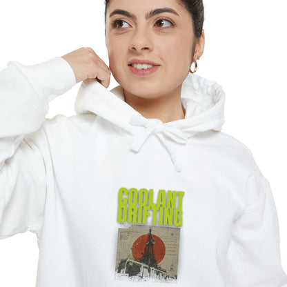 Coolant Drifting Unisex Garment-Dyed Hoodie