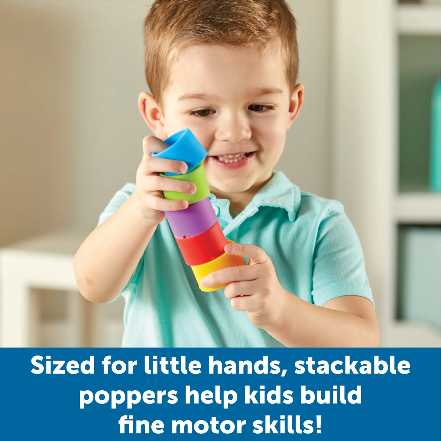 Rainbow Emotion Fidget Poppers - Fun Sensory Toy for Social-Emotional Learning, Perfect for Ages 3+