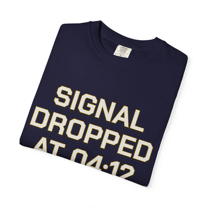 Streetwear T‑Shirt — "Signal Dropped at 04:12" Graphic Panda Tee