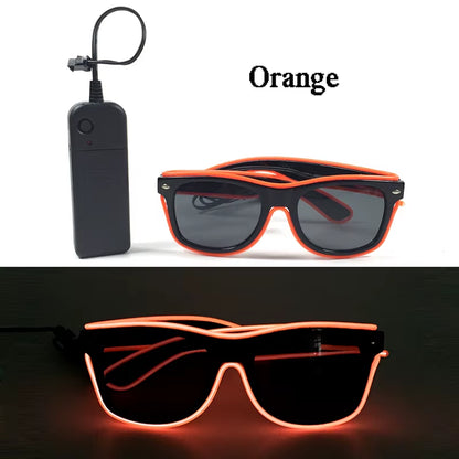 Glow in the Dark LED Sunglasses for Ultimate Nightclub and Rave Style