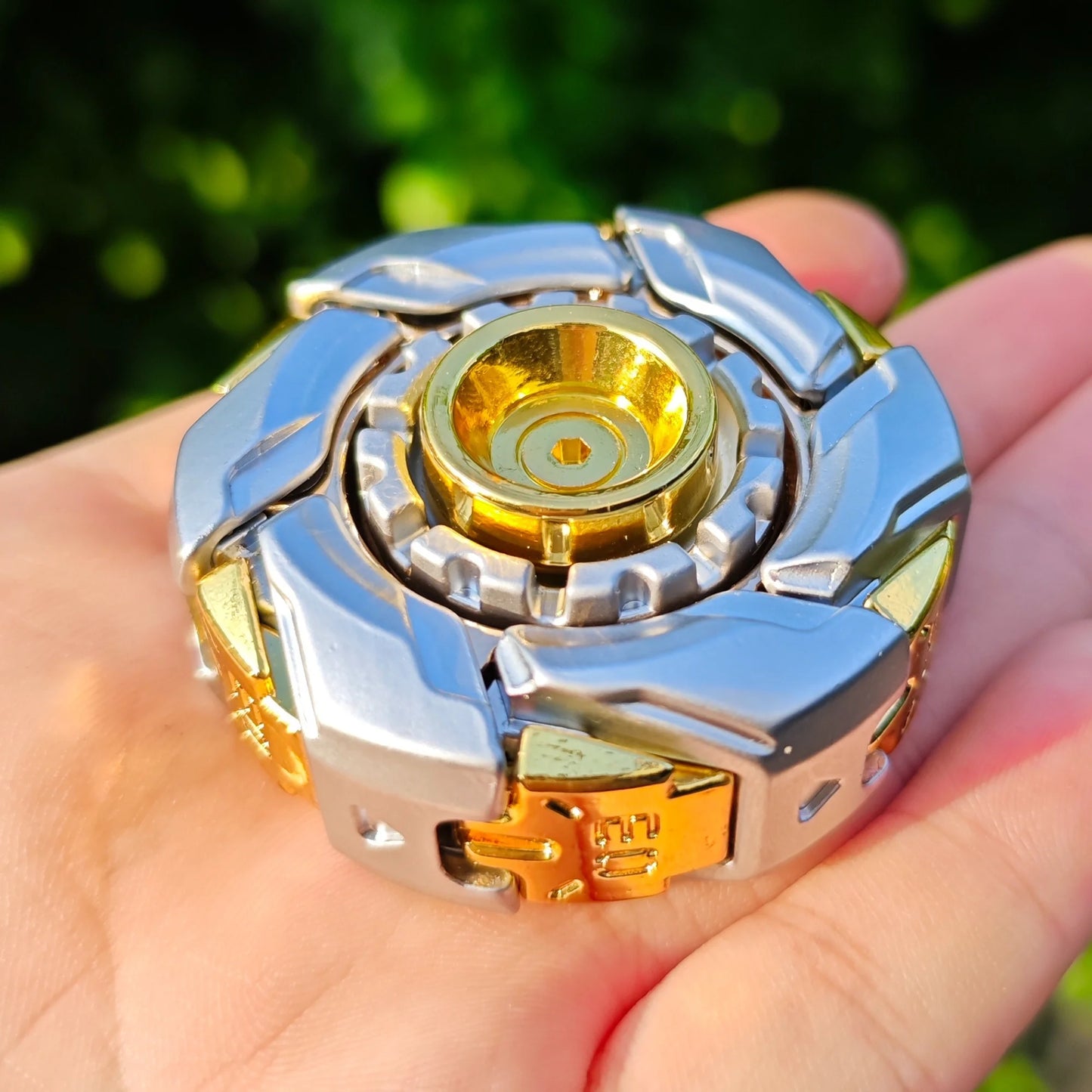 Magnetic Metal EDC Fidget Sliders – Stress Relief Spinning Top for Adults