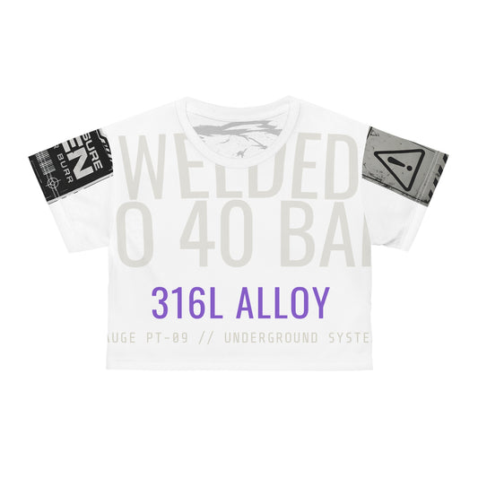 Rated To 40 Bar Crop Tee (AOP) - Off Grid