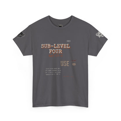 Bear Punk Graphic Tee — "SUB-LEVEL FOUR" Streetwear T‑Shirt