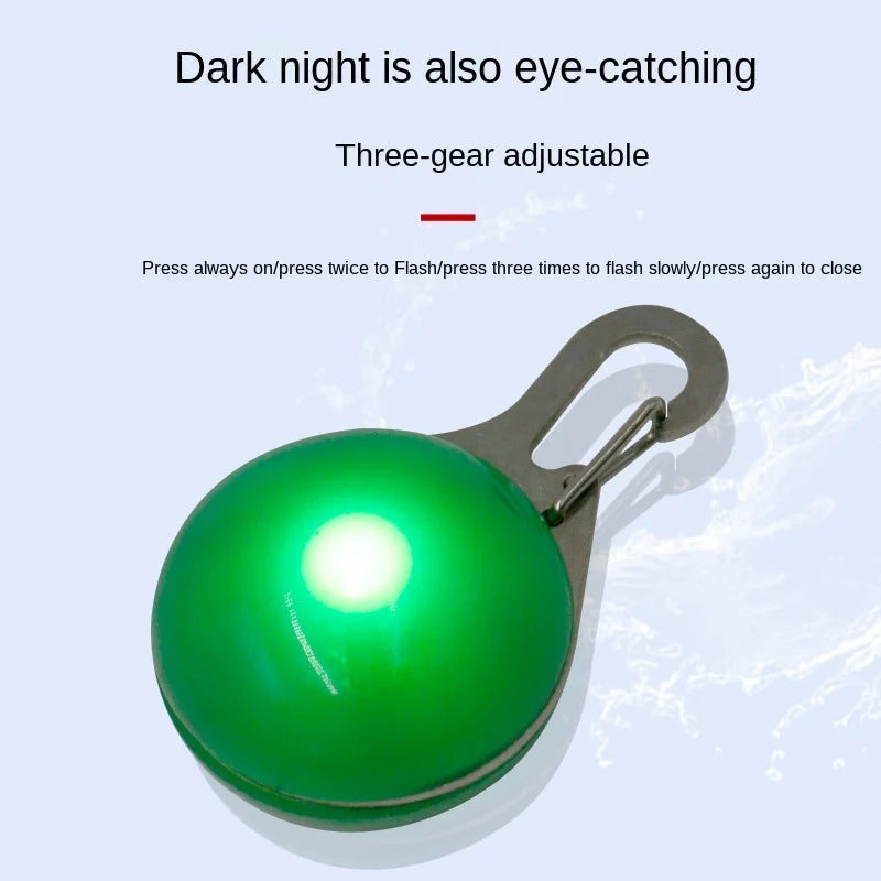 Led Dog Collar Drop Replaced Ornament Tag Luminus anti Lost Night Light Pet Safty Pendant Cat Christmas Clothing Accessories