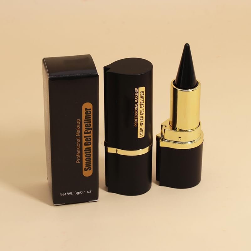 4Pcs Ultra-Pigmented Black Brown Silver Gray Eyeliner – Delineador De Ojos for Bold, Goth-Inspired Looks, Waterproof Long-Lasting & Intense Color for Dramatic and Smoky Eyes Halloween Makeup