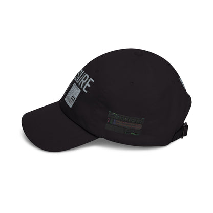 Pressure Retro Cassette Dad Cap — Vintage Tape Graphic Baseball Hat