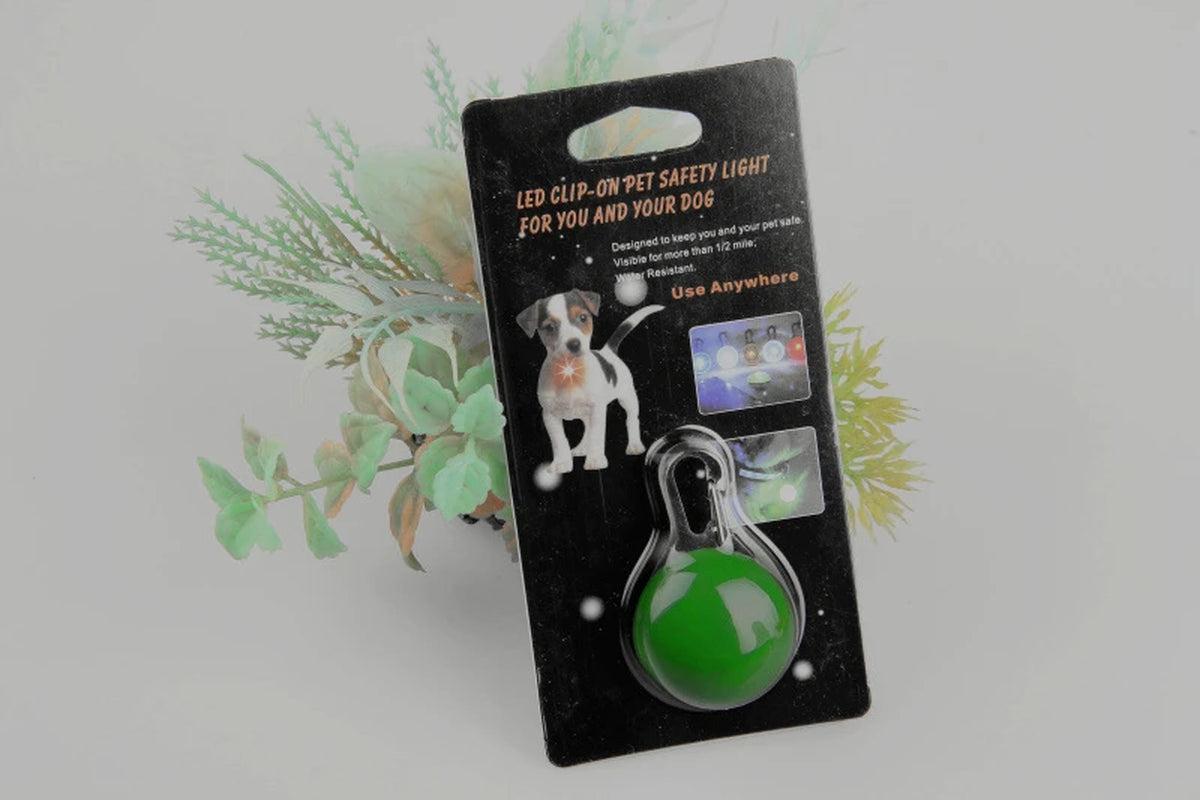 Led Dog Collar Drop Replaced Ornament Tag Luminus anti Lost Night Light Pet Safty Pendant Cat Christmas Clothing Accessories