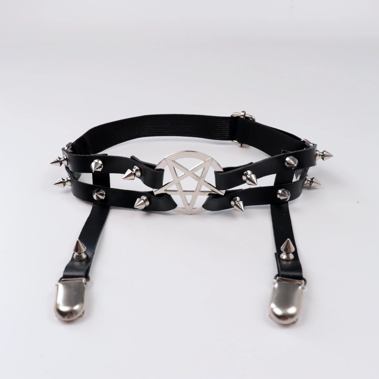 UYEE Leg Strap Garter Belt Pentagram Thigh Harness Women Girls Goth Cosplay Accessories Harajuku Egirl Jewelry