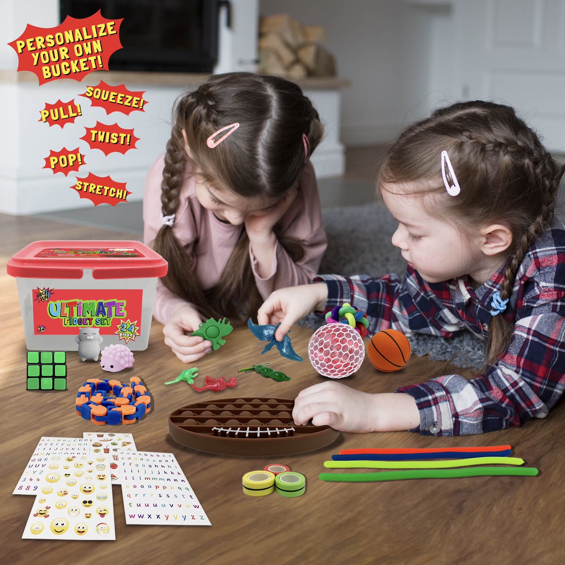 Ultimate 24-Piece Red Fidget Set – Unleash Your Focus and Fun!