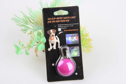 Led Dog Collar Drop Replaced Ornament Tag Luminus anti Lost Night Light Pet Safty Pendant Cat Christmas Clothing Accessories