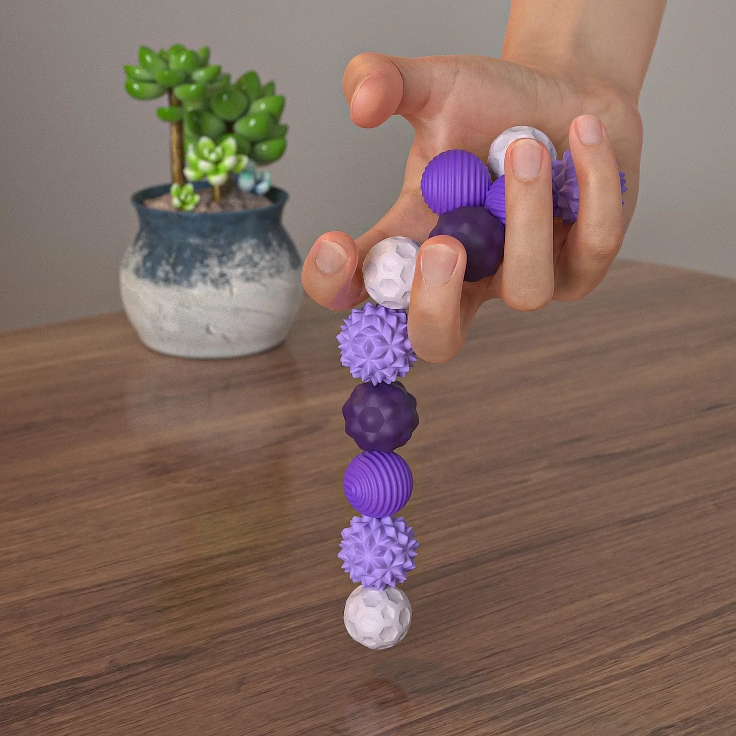 Silicone Magnetic Sensory Balls Fidget Toy Worry Balls Autism Calming Fidgeting Toy Adults Anxiety Relief Stress Sensory Toy