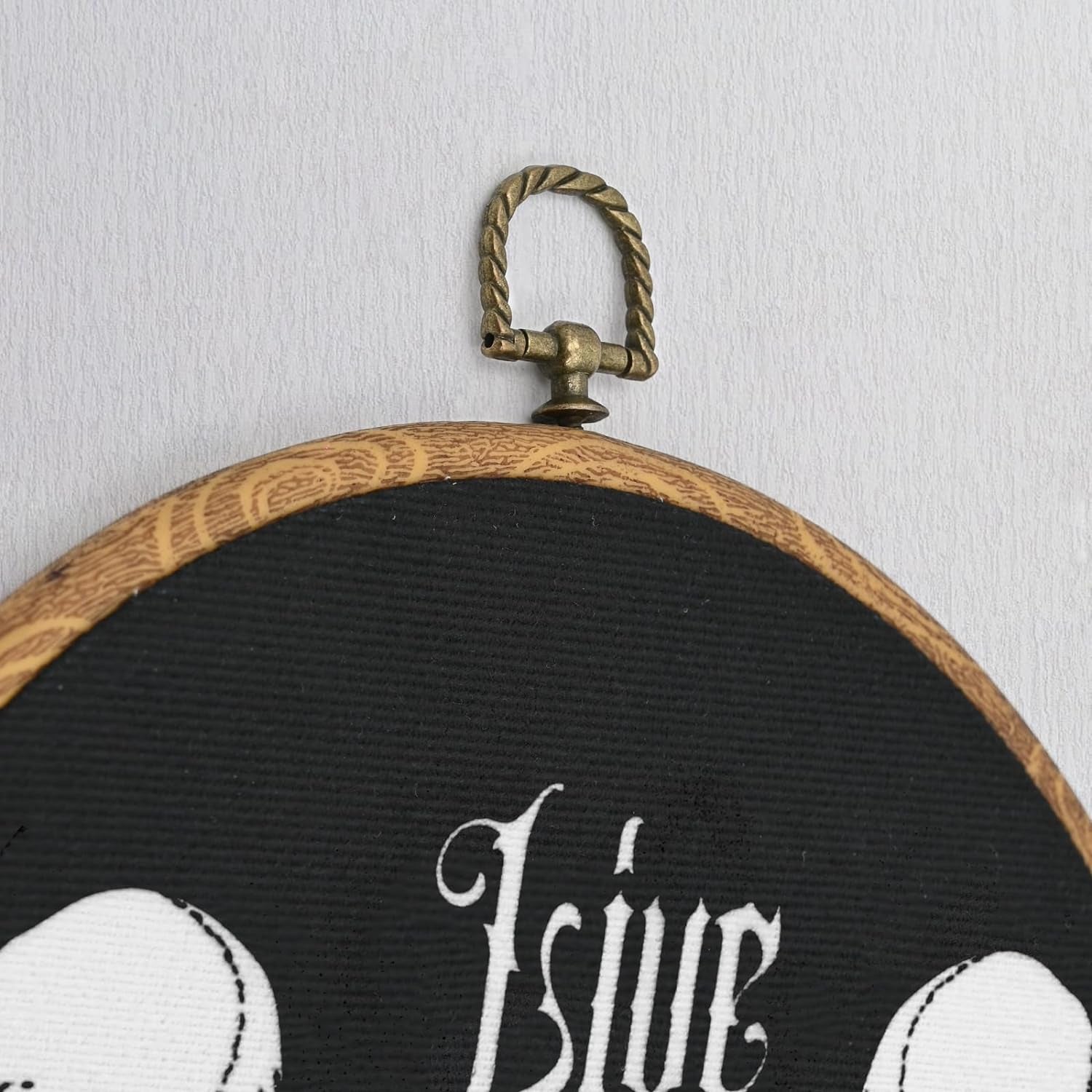 Gothic Wall Decor,Funny Humor Goth Home Decor,Live Laugh Lobotomy Sign for Gothic Decor,Dark Black Wall Art Hanging for Bedroom,Kitchen,Bathroom,Office