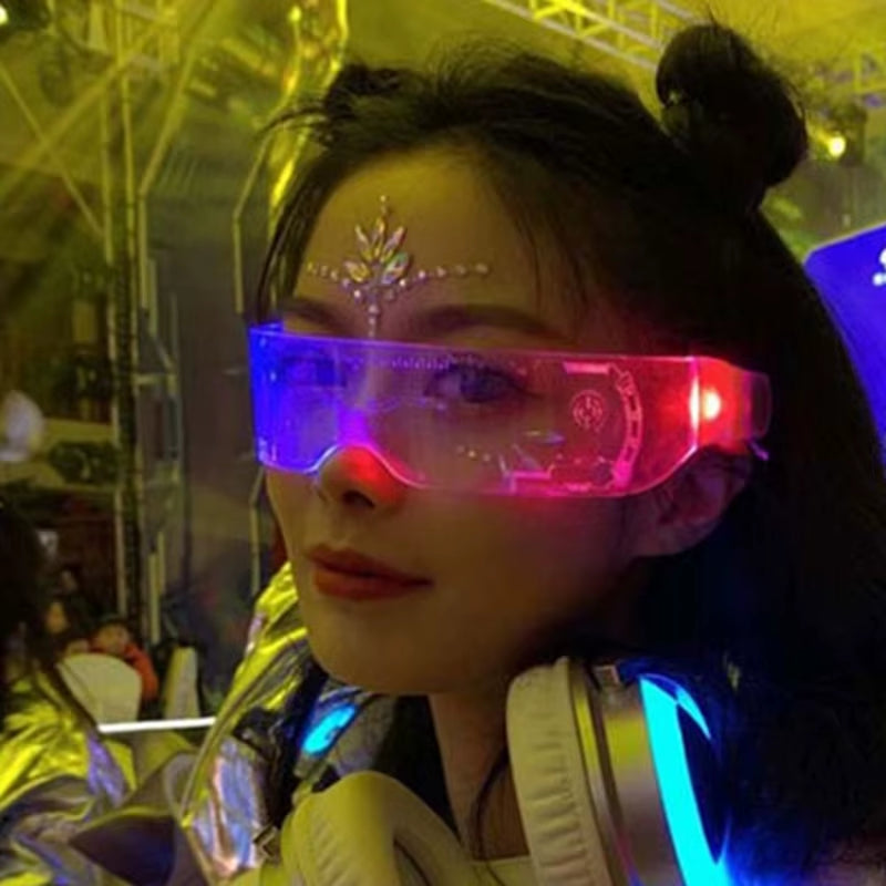 Glow in the Dark LED Sunglasses for Ultimate Nightclub and Rave Style