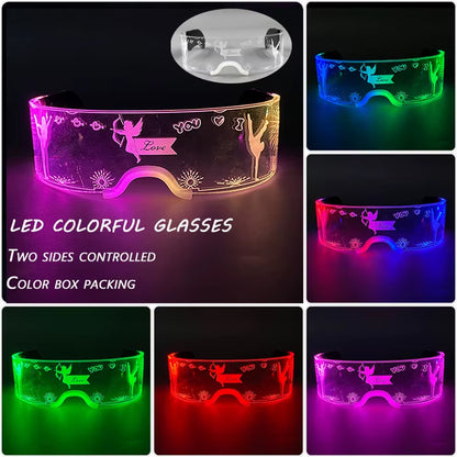 Glow in the Dark LED Sunglasses for Ultimate Nightclub and Rave Style