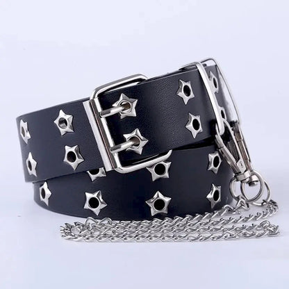 Unisex Jeans Belt Punk Gothic Belts for Women Men Waist Corset Cinturon Mujer Chain Ketting Riem High Quality Cummerbunds Cintos