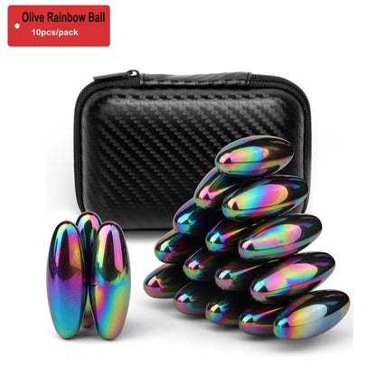 Magnetic Fidget Balls – Oval EDC Toy for Stress Relief, ADHD & Autism Support, Perfect for Fridge & Fun Rattle Snake Play