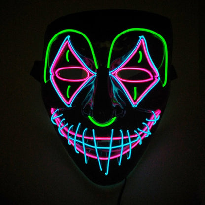 Ultimate Spooktacular LED Glowing Halloween Mask for Frights!